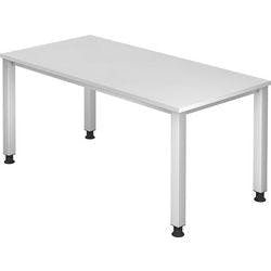 Hammerbacher Q Serie Höhenverstellbar Schreibtisch Rechteckig 4 Füße 1.600 (B) x 685 (H) mm Holz Produktbild