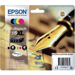 Epson 16XL Original Tintenpatrone C13T16364012 Schwarz, Cyan, Magenta, Gelb Multipack 4 Stück Produktbild