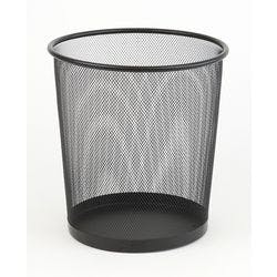 Viking Papierkorb Schwarz Metallnetz 26 x 27 x 28 cm Produktbild