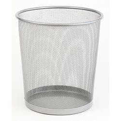 Viking Papierkorb Silber Metallnetz 26 x 27 x 28 cm Produktbild