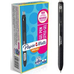 Papermate InkJoy Gelschreiber 0.7 mm Schwarz 12 Stück Produktbild