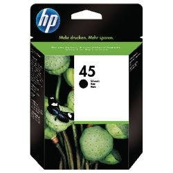 HP 45 Original Tintenpatrone 51645AE Schwarz Produktbild Print Hauptbild L