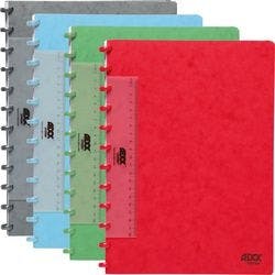 Adoc Lin-Ex Notizbuch DIN A4 Kariert Spiralbindung Pappe Farbig sortiert 144 Seiten Produktbild