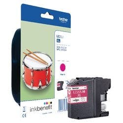 Brother LC221M Original Tintenpatrone Magenta 1 Produktbild