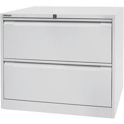 Bisley Hängeregistraturschrank Original 2 Schübe Lichtgrau 800 x 622 x 711 mm Produktbild