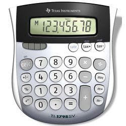 Texas Instruments Tischrechner TI-1795 8 -stelliges Display Grau Produktbild