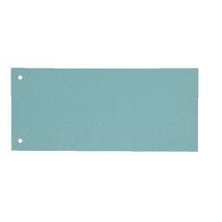 KANGARO Blanko Trennstreifen Spezial Blau Karton Rechteckig 2 Löcher 07071-03 100 Stück Produktbild