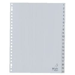 KANGARO Register G420CM DIN A4 20-teilig 23-fach Kunststoff 1 bis 20 Produktbild