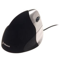 BakkerElkhuizen Kabelgebundene Vertical Optische Maus Evoluent3 Für Rechtshänder 2 m USB-A Kabel Schwarz, Silber Produktbild