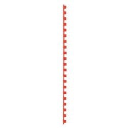 GBC Kunststoff Plastikbinderücken Rot 8 mm 45 Blatt DIN A4 100 Stück Produktbild