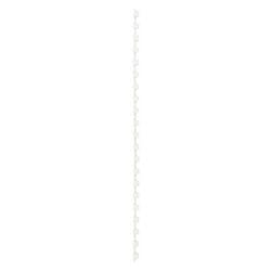 GBC Kunststoff Plastikbinderücken Weiß 6 mm 25 Blatt DIN A4 100 Stück Produktbild