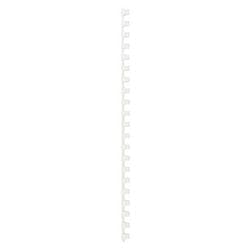 GBC Kunststoff Plastikbinderücken Weiß 10 mm 65 Blatt DIN A4 100 Stück Produktbild