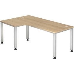 Hammerbacher Q Serie Schreibtisch Rechteckig Eiche 4 Füße 1.200 (B) x 2.000 (T) x 685 (H) mm Holz Produktbild