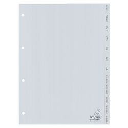 Register G412J DIN A4 12-teilig 4-fach Polypropylen Jan - Dez Produktbild