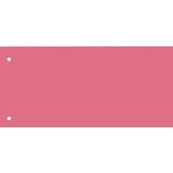 KANGARO Blanko Trennstreifen Spezial Pink Karton Rechteckig 2 Löcher 07071-13 100 Stück Produktbild