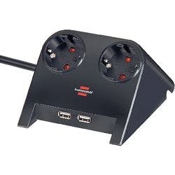 brennenstuhl Steckdosenleiste Desktop Power mit USB Ladegerät Produktbild