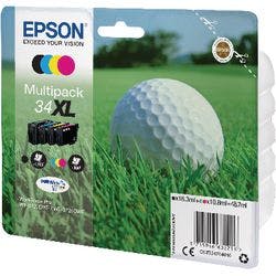 Epson 34XL Original Tintenpatrone C13T34764010 Schwarz, Cyan, Magenta, Gelb Multipack 4 Stück Produktbild
