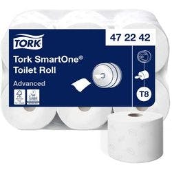 Tork Advanced SmartOne Recycled Toilettenpapier T8 2-lagig 472242 6 Rollen à 1150 Blatt Produktbild