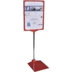 Franken Infoständer DIN A4 Metall Rot Produktbild