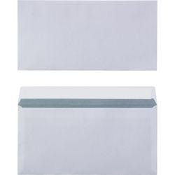 Viking Briefumschläge Ohne Fenster DL 220 (B) x 110 (H) mm Abziehstreifen Weiß 80 g/m² 1000 Stück Produktbild
