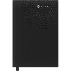 Foray Executive Notizbuch DIN A5 Liniert Gebunden Pappkarton Hardback Schwarz Perforiert 200 Seiten 100 Blatt Produktbild