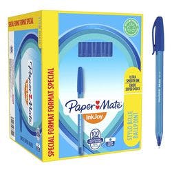 Papermate InkJoy 100 Kugelschreiber Blau Mittel 0.8 mm 100 Stück Produktbild