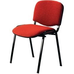 Nowy Styl Besucherstuhl ISO Plus Stoff Rot 4 Stück Produktbild