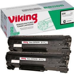 Viking 83X Kompatibel HP Tonerkartusche CF283X Schwarz Produktbild