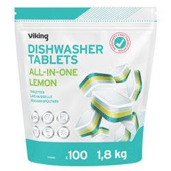 Viking All In One Lemon Spülmaschinentabs Tabs 100 Stück Produktbild