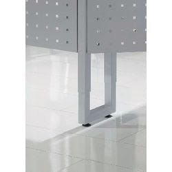 Hammerbacher Tischbeine Verkürzbar VRFUK/S R-Serie Silber Produktbild