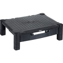 Viking Mit Schublade Monitorständer Höhenverstellbar 435 x 335 x 135 mm Schwarz Produktbild