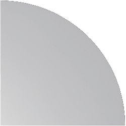 Hammerbacher Verkettungsplatte Halbkreisförmig 4 Füße 800 (B) x 800 (T) x 680 (H) mm Melaminharzbeschichtete Spanplatte Produktbild