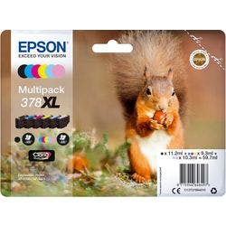 Epson 378XL Original Tintenpatrone C13T37984010 Schwarz, Cyan, Hellcyan, Magenta, Hellmagenta, Gelb Multipack 6 Stück Produktbild