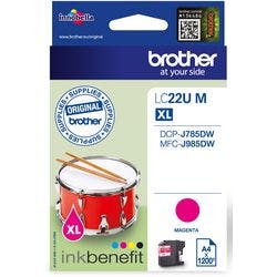 Brother LC22UM Original Tintenpatrone Magenta Produktbild