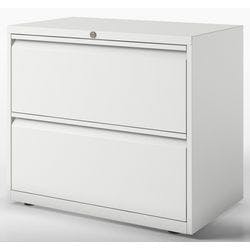 Bisley Schubladenschrank Essentials 2 Schübe Lichtgrau 800 x 470 x 1.000 mm Produktbild