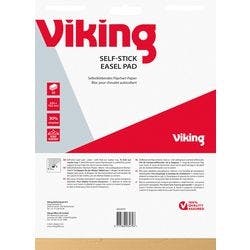 Viking wandmontierbares Meeting Chart 63,5 x 78 cm Weiß 30 Blatt Produktbild