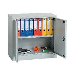 Realspace Aufbewahrungsschrank Stahl 1 Fachboden Abschließbar 920 x 420 x 700 mm Hellgrau Produktbild