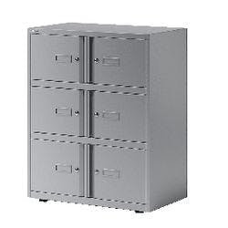 Office Lodge Bisley 6 Türen silber Produktbild