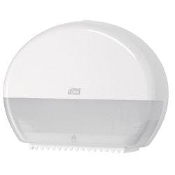 Tork Spender für Mini Jumbo Toilettenpapier Weiß T2 Geschlossen Elevation Linie 555500 Produktbild