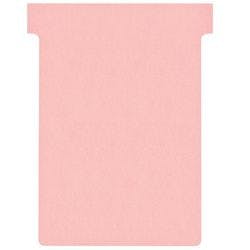 Nobo T-Steckkarten 3 Rosa 8 x 12 cm 100 Stück Produktbild