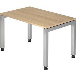 Hammerbacher Höhenverstellbar Schreibtisch Rechteckig Eiche 4 Füße 1.200 (B) x 680 (H) mm Holz Produktbild