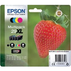 Epson 29XL Original Tintenpatrone C13T29964012 Schwarz, Cyan, Magenta, Gelb Multipack 4 Stück Produktbild