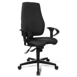 Realspace Eiger Bürostuhl Synchronmechanismus Stoff 2D Armlehnen Sitzhöhe einstellbar Schwarz 110 kg 640 x 680 x 1.270 mm Produktbild