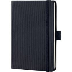 Sigel Conceptum Notizbuch DIN A6 Liniert Gebunden Karton, Kunststoff Hardback Schwarz Perforiert 194 Seiten 97 Blatt Produktbild