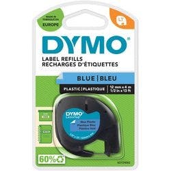 Dymo LT S0721650 / 91205 Authentic LetraTag Schriftband Selbstklebend Blau 12 mm x 4m Produktbild Print Hauptbild L