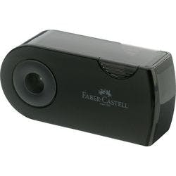 Faber-Castell Sleeve Anspitzer 2 Löcher Kunststoff Schwarz 182700 Produktbild
