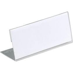 DURABLE Tischnamensschild 15 x 6,1 cm Acryl Transparent 10 Stück Produktbild