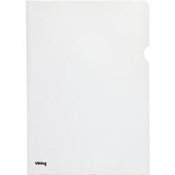 Viking Premium Klarsichthülle DIN A5 Transparent PP (Polypropylen) 120 Mikron 25 Stück Produktbild