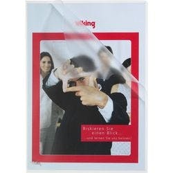 Viking Deluxe Stark Klarsichthülle DIN A4 Genarbt Transparent PP (Polypropylen) 165 Mikron 25 Stück Produktbild