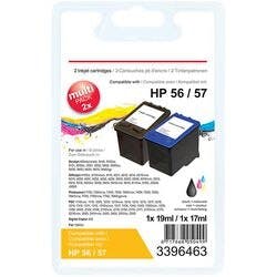 Viking 56 / 57 Kompatibel HP Tintenpatrone SA342AE Schwarz & 3 Farbig Duopack 2 Stück Produktbild